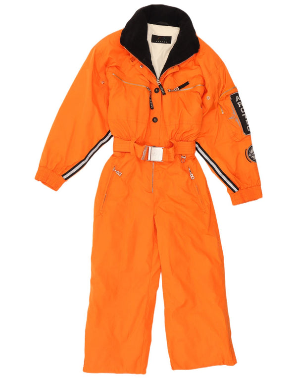 Женский лыжный комбинезон Bogner UK 12, средний оранжевый с цветными блоками