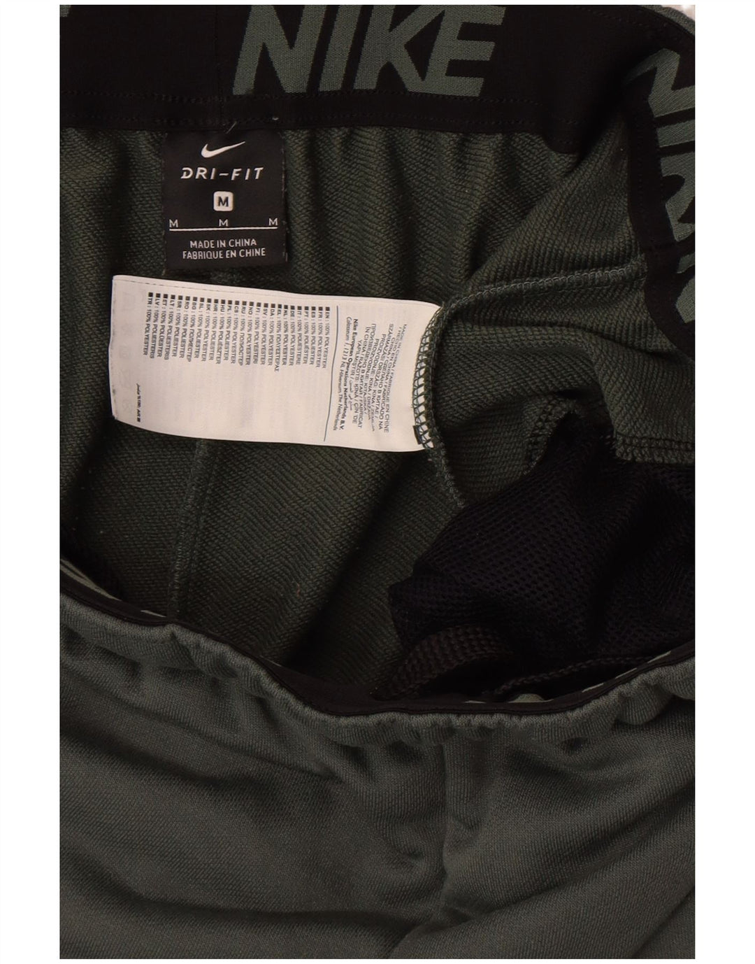 Мужские спортивные брюки NIKE Dri Fit, джоггеры, средний зеленый полиэстер
