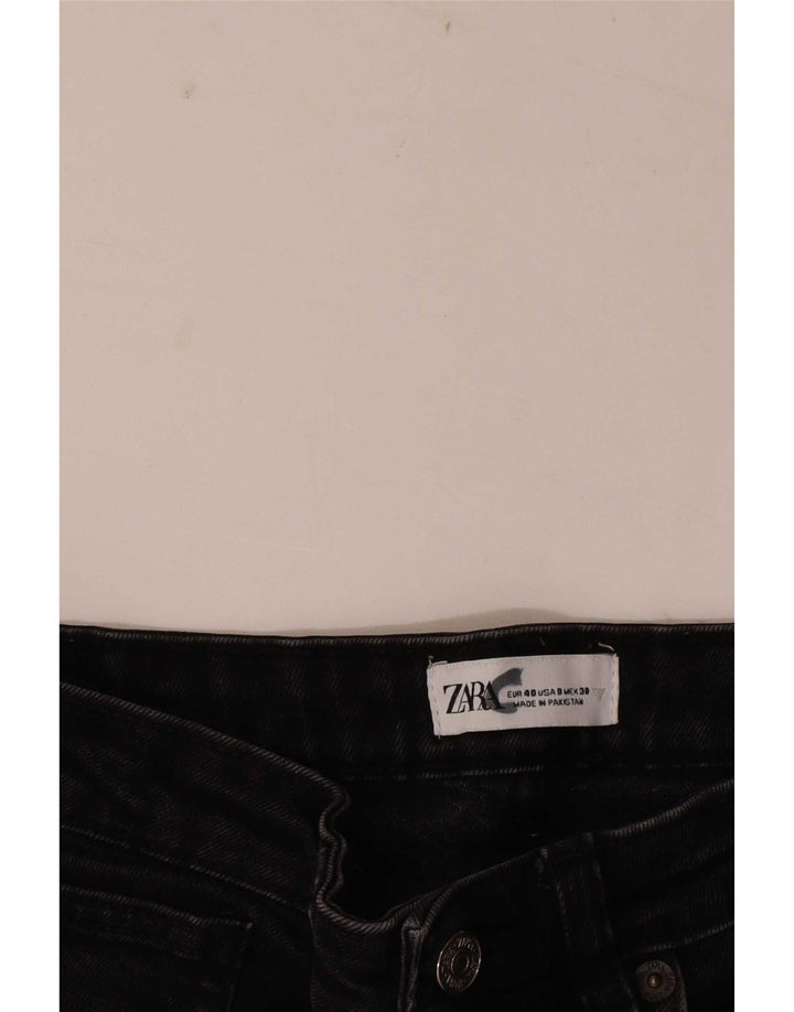 Женские прямые джинсы Zara EU 40 Medium W30 L25, черные