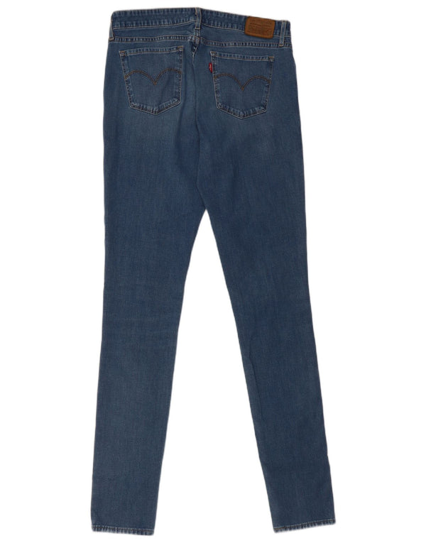 Женские джинсы скинни Levi's 711 W30 L34 синие, хлопок