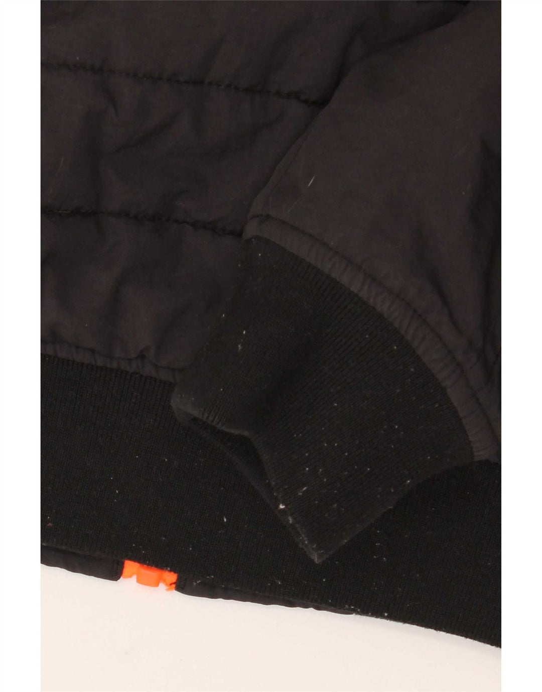 Мужская стеганая куртка Superdry UK 38, средний черный нейлон