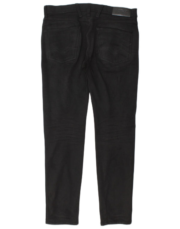 Женские узкие джинсы Anbass Replay W32 L30, черный хлопок