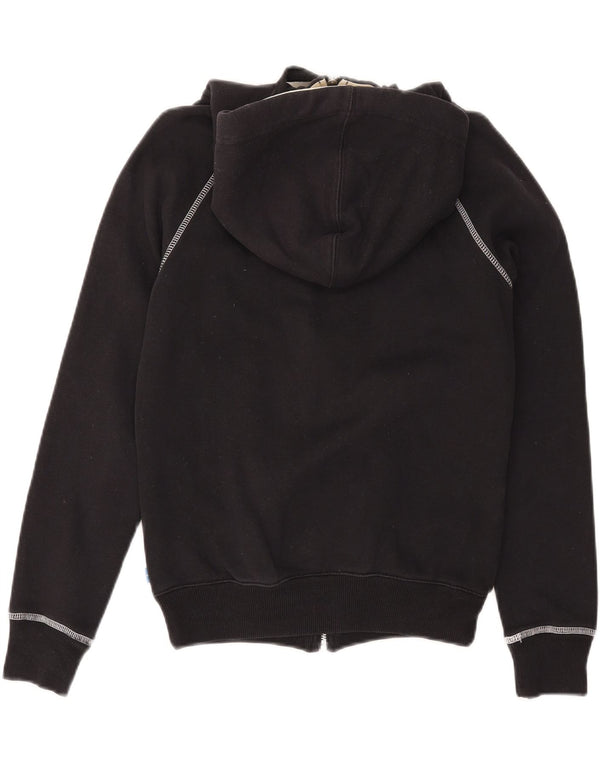 Женский джемпер с капюшоном ADIDAS UK 10, маленький, черный, хлопок