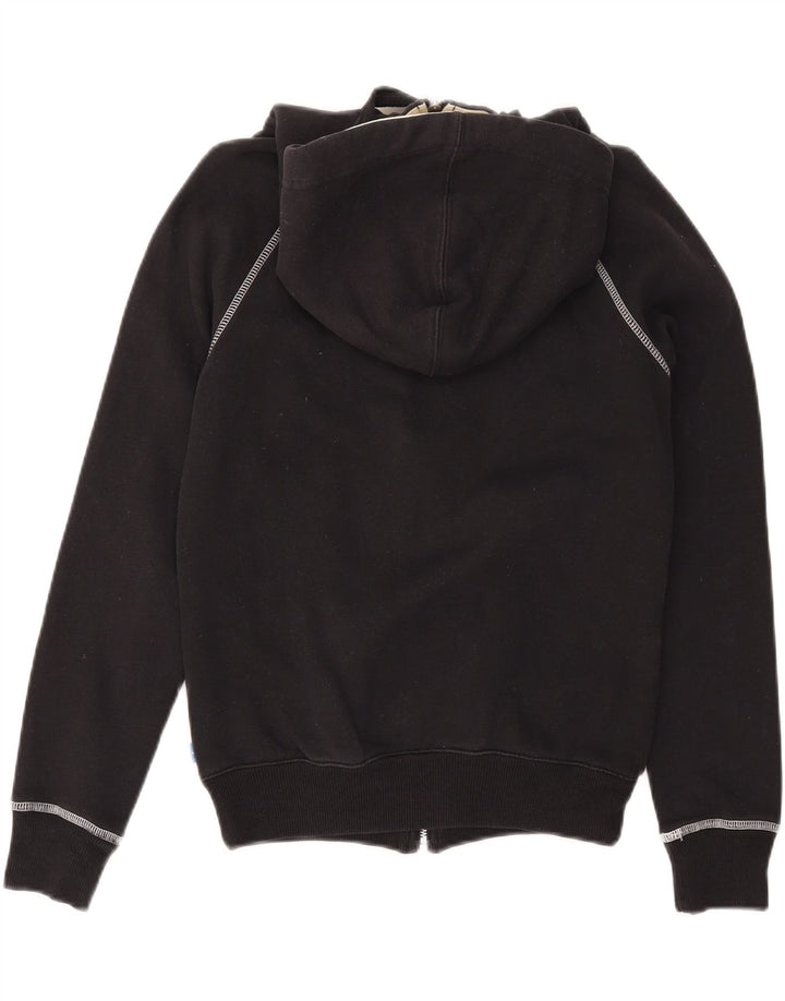 Женский джемпер с капюшоном ADIDAS UK 10, маленький, черный, хлопок