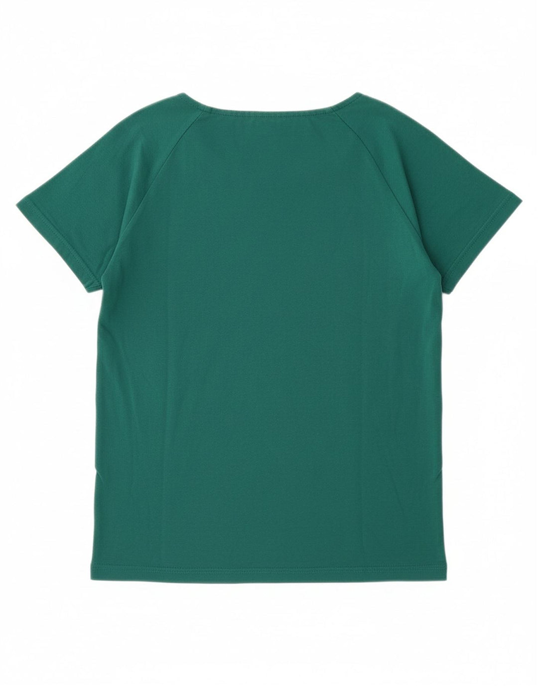 LES COPAINS Womens T-Shirt Top IT 40 Small Green Cotton