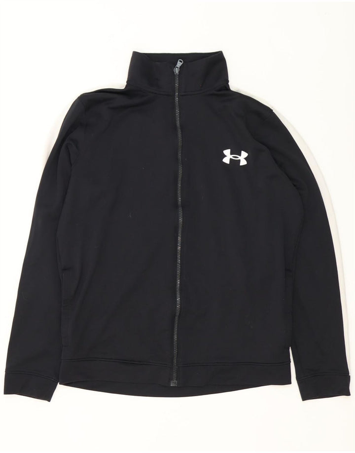 Мужской спортивный костюм Under Armour, верхняя куртка, средний черный, с цветными блоками