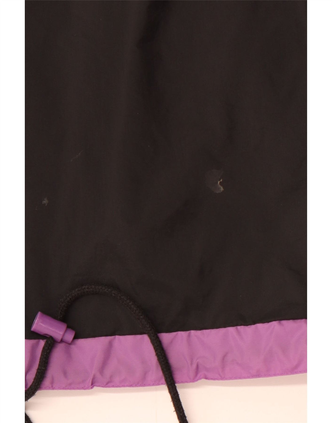 Мужская куртка-анорак RODEO с капюшоном UK 36, маленькая, черная, нейлон с цветными блоками