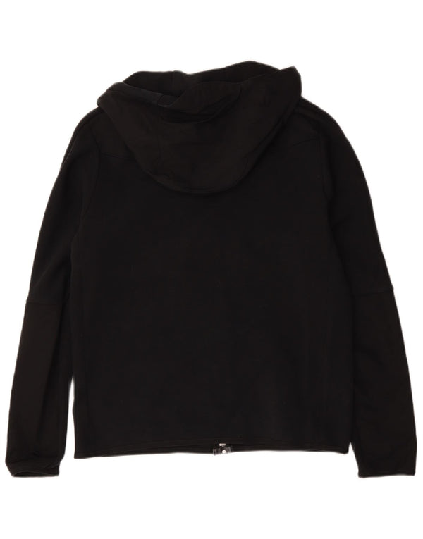 Nike Mens Zip Hoodie Sweater Medium Black Cotton