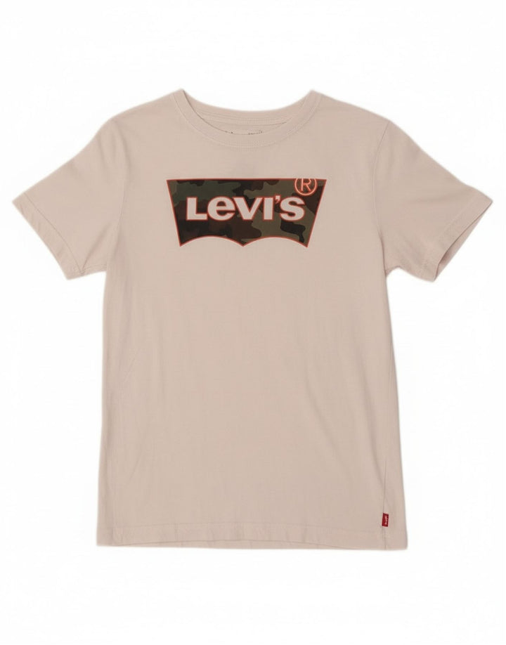 Футболка с рисунком Levi's для мальчиков 11-12 лет, белая