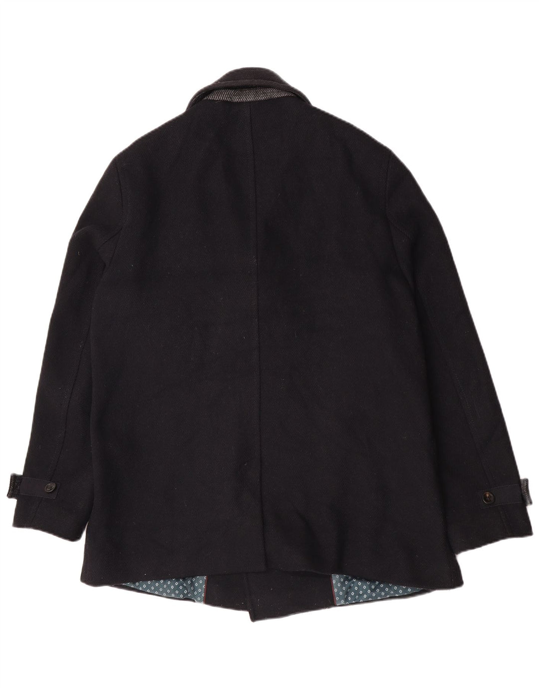 Мужское полупальто Ted Baker, размер 6 2XL, черная шерсть
