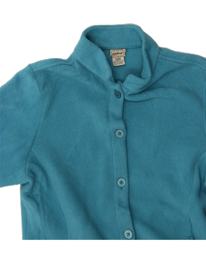 L.L.BEAN Womens Fleece Jacket UK 12 Medium Blue Polyester Vintage L.L.Bean and Second-Hand L.L.Bean from Messina Hembry 