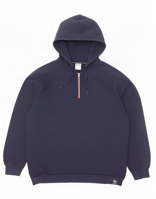 Мужской джемпер с капюшоном Reebok 2XL, темно-синий, хлопок