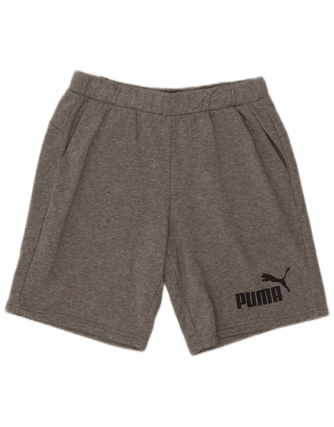 Мужские спортивные шорты Puma с рисунком, средний серый хлопок с крапинками