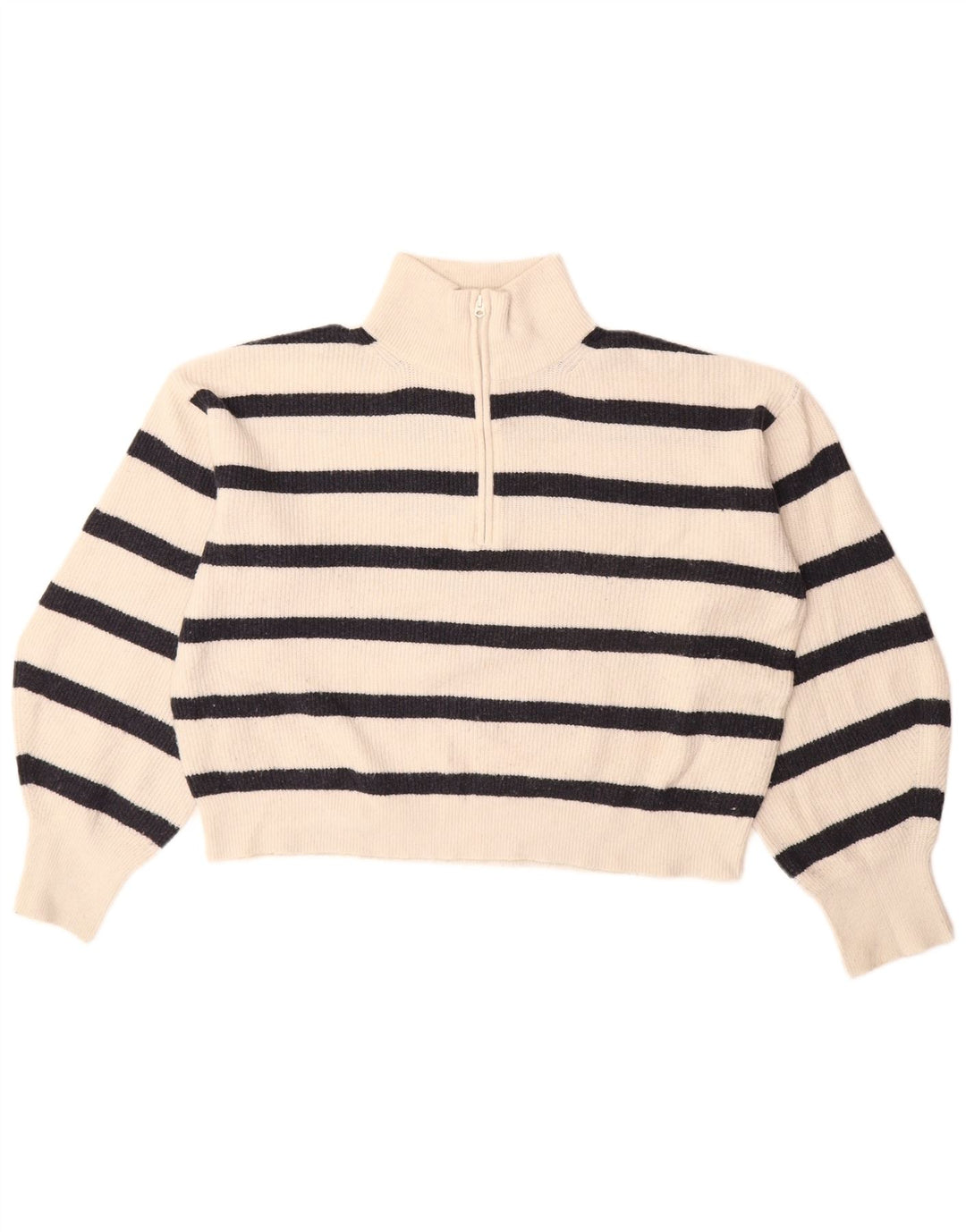 Женский укороченный джемпер с воротником на молнии FRENCH CONNECTION, Великобритания, 10, маленький белый цвет