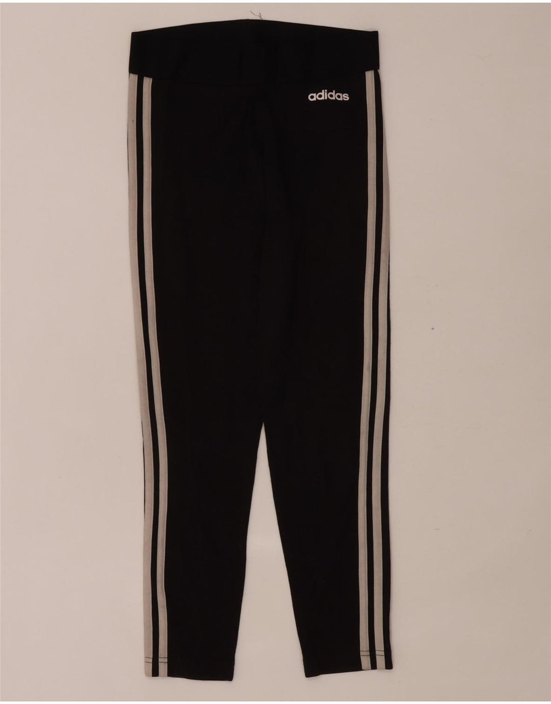 Женские леггинсы Adidas UK 8, маленькие черные хлопковые
