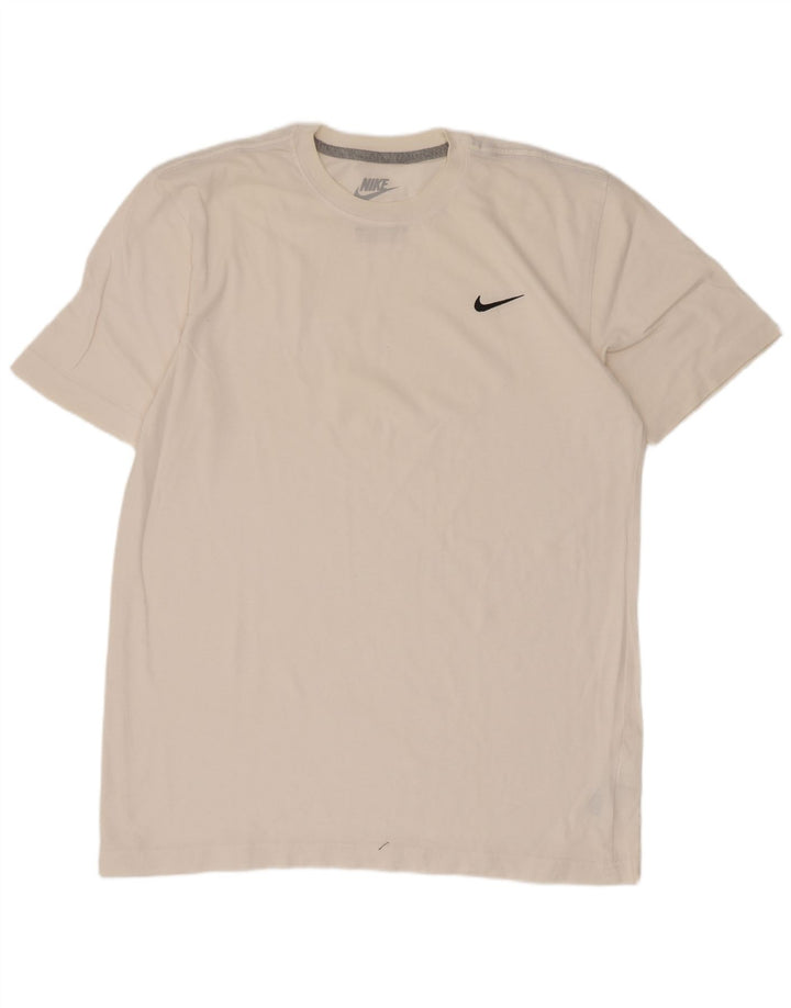 Мужская футболка обычного кроя Nike, большой белый хлопковый топ