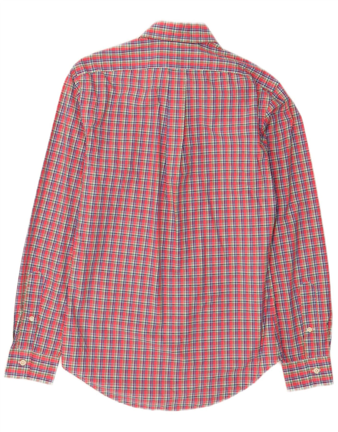 Мужская рубашка узкого кроя Ralph Lauren, маленькая красная клетка, хлопок