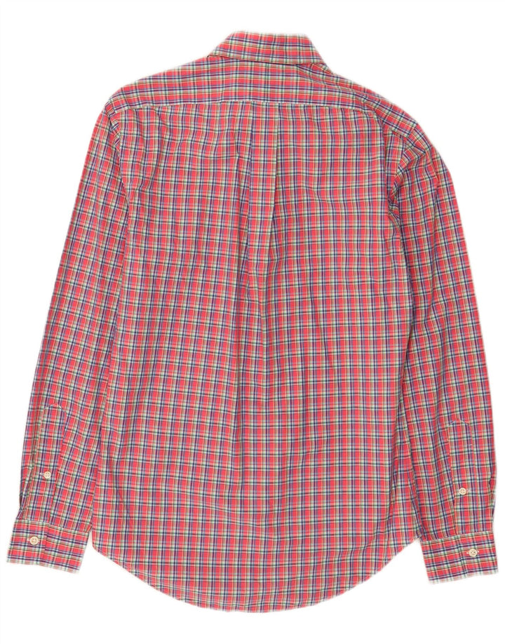 Мужская рубашка узкого кроя Ralph Lauren, маленькая красная клетка, хлопок