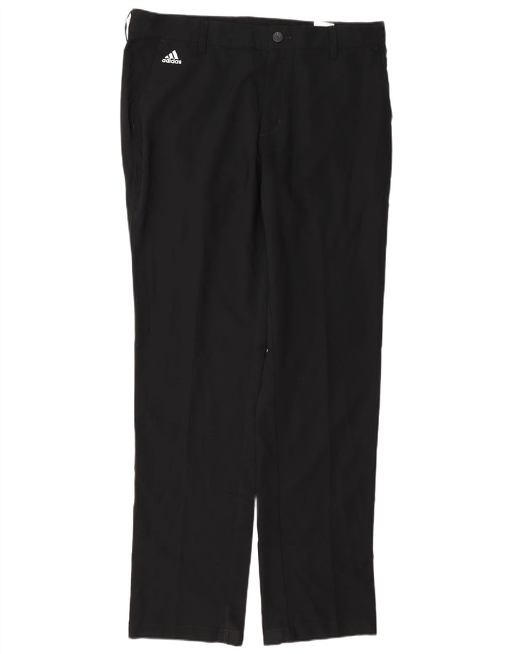 Мужские прямые брюки чинос Adidas Climalite W34 L34, черный полиэстер