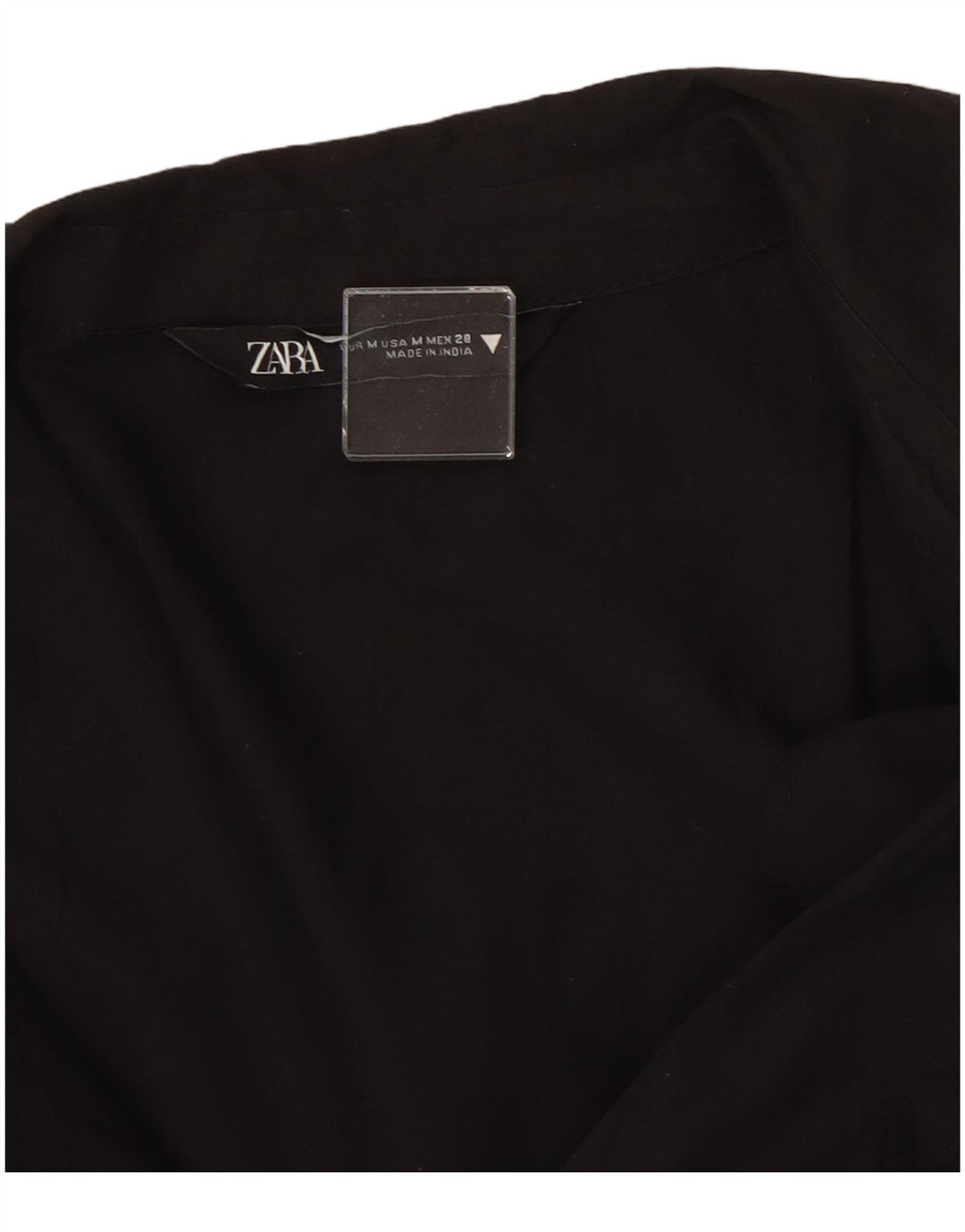 Женское платье-рубашка Zara UK 14, средний черный