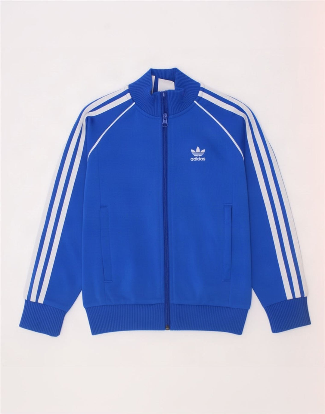 Спортивный костюм Adidas для мальчиков, верхняя куртка 6-7 лет, синий полиэстер