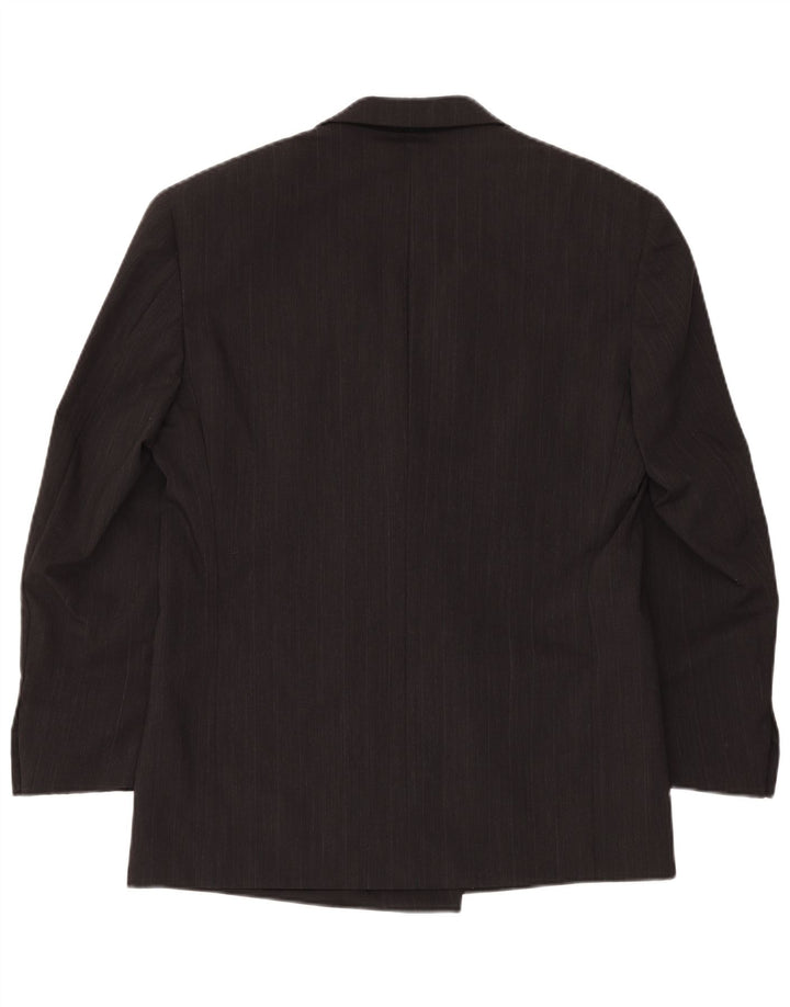 Мужской двубортный пиджак MISSONI Uomo IT 50, большой серый в тонкую полоску