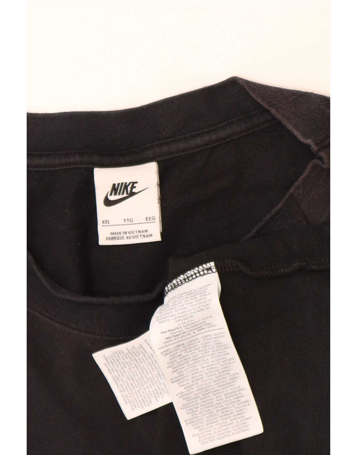 Мужская футболка Nike Top 2XL, черный хлопок
