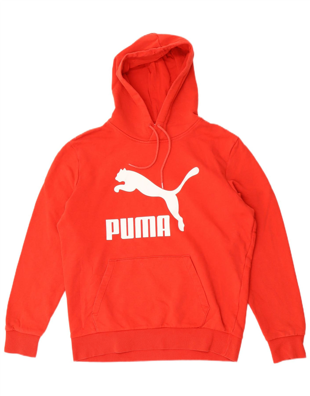 Мужской джемпер с капюшоном Puma, красный, хлопковый