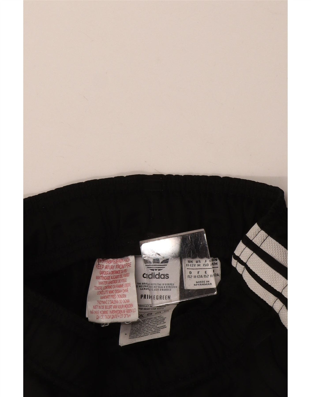 Спортивный костюм ADIDAS для девочек, брюки для бега, 11–12 лет, черный полиэстер