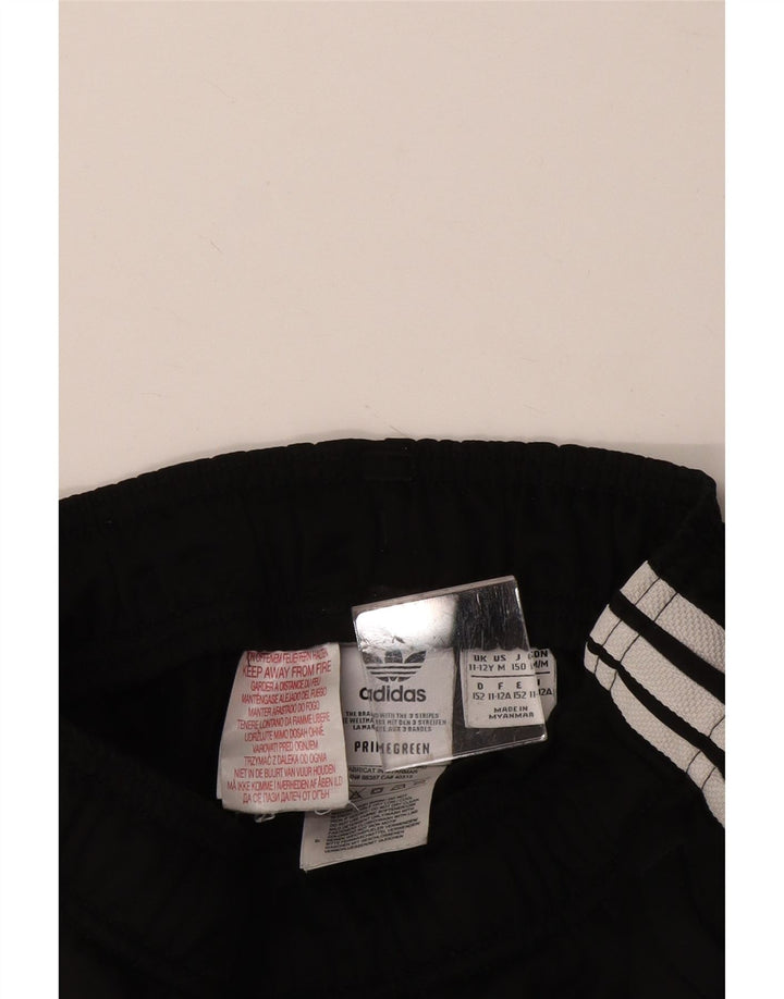 Спортивный костюм ADIDAS для девочек, брюки для бега, 11–12 лет, черный полиэстер