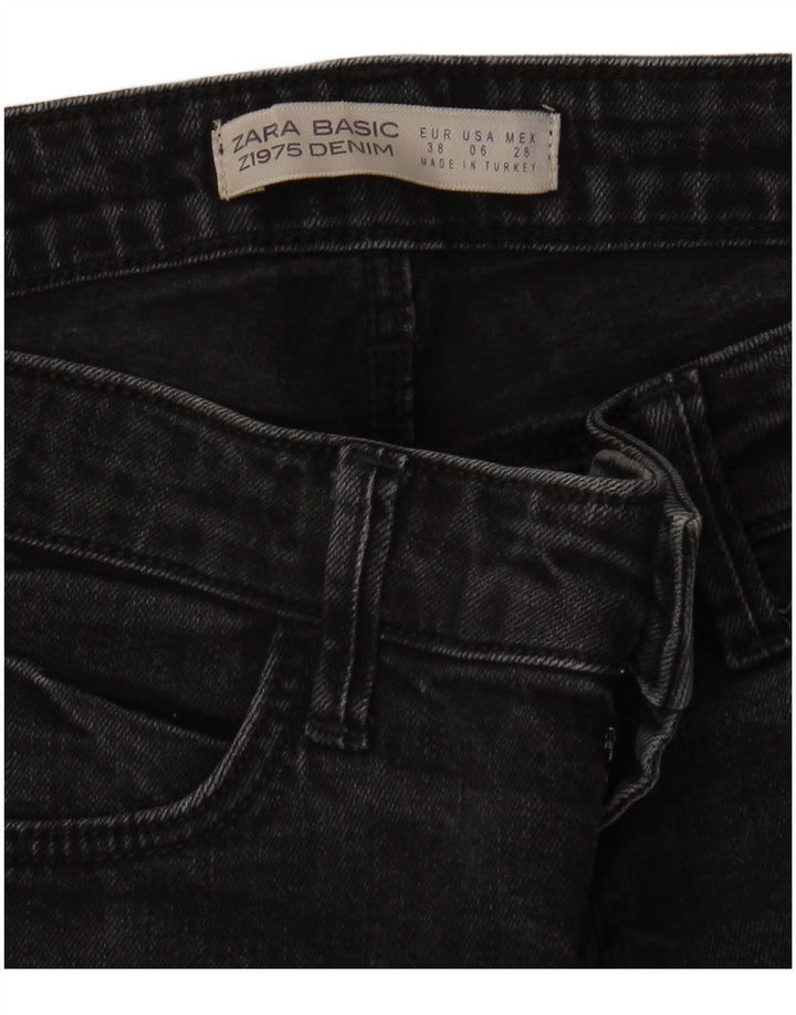 Женские узкие джинсы Zara EU 38 Small W28 L27 Серые
