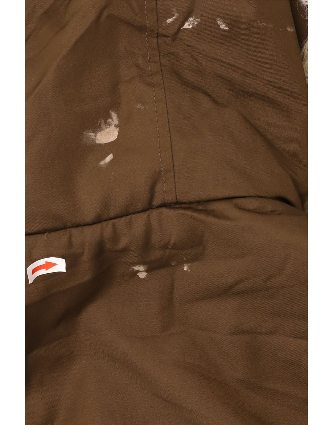 Женская парка Oversized из шерпы Zara Trafaluc UK 10, маленький коричневый цвет
