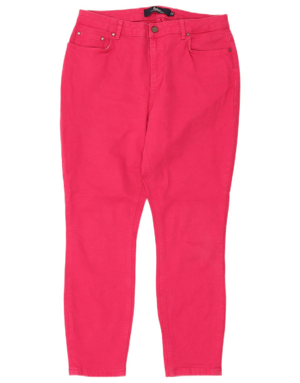 Женские джинсы скинни Boden UK 14, большие W32 L26, розовый хлопок