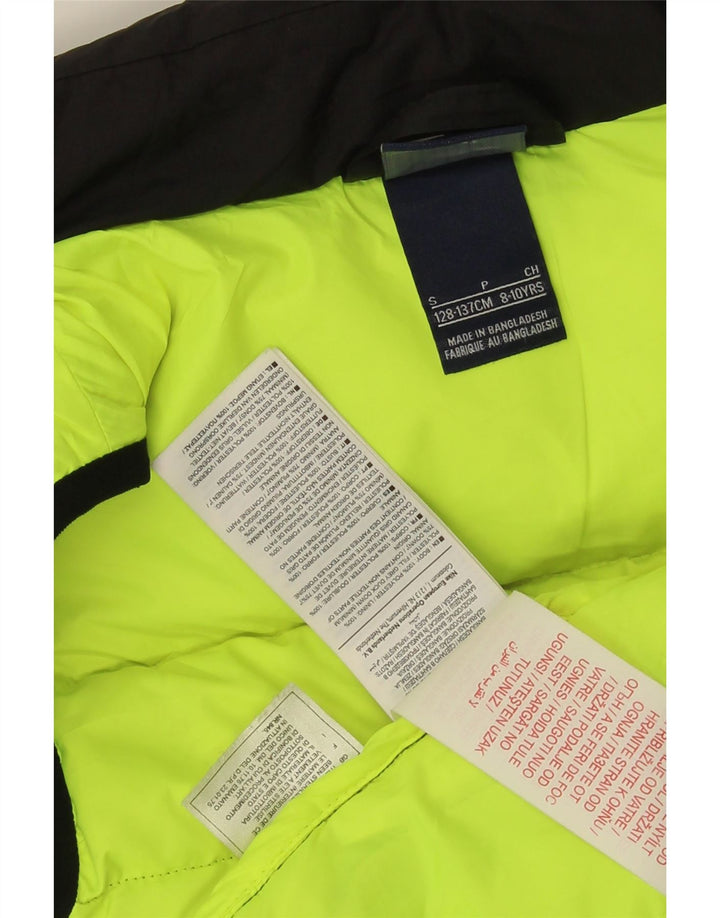 Утепленный жилет Nike для мальчиков 8–9 лет, маленький черный, из полиэстера с цветными блоками