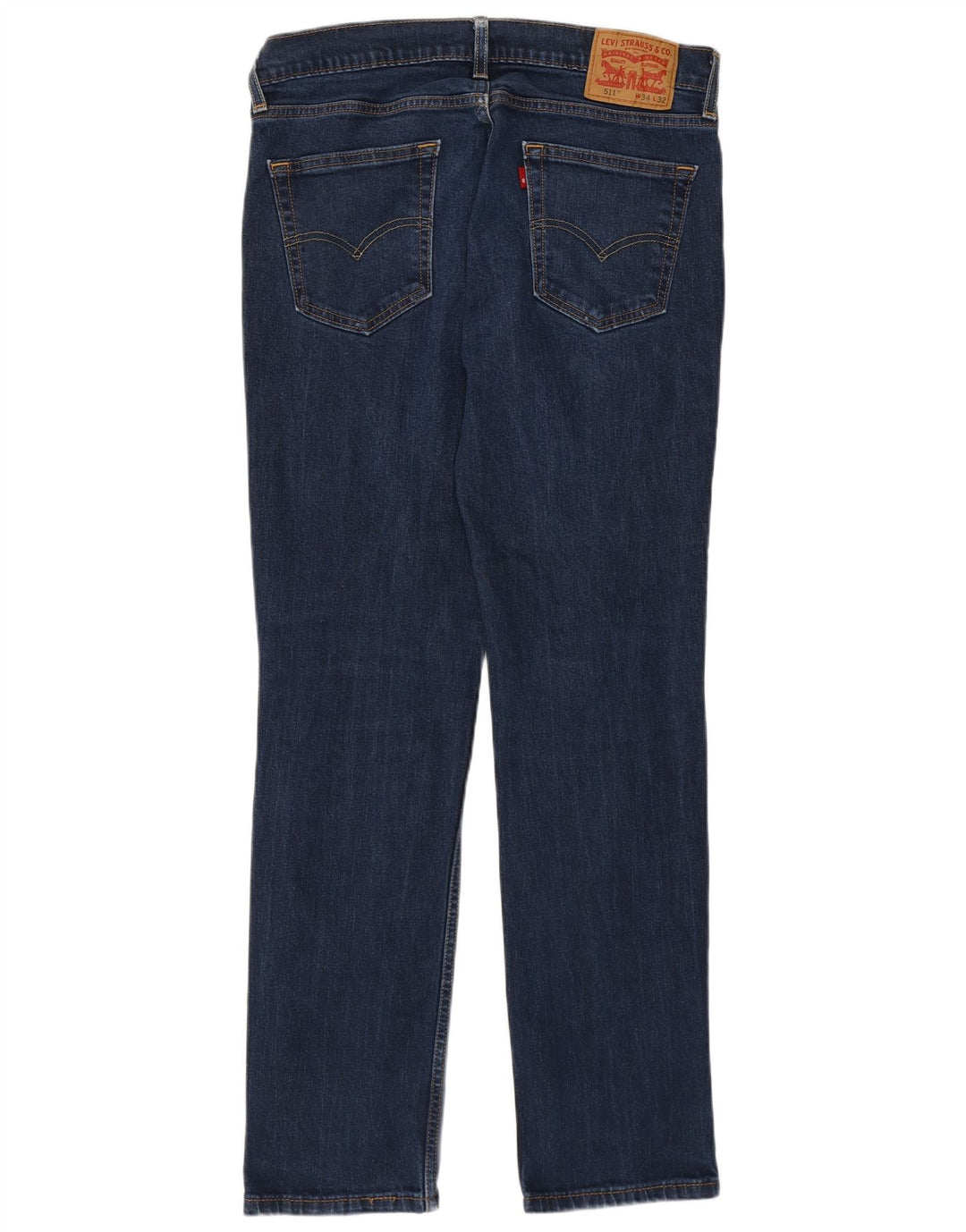 Мужские джинсы Levi's 511 Slim W34 L32 Темно-синие, хлопок