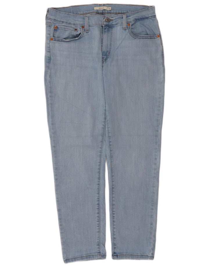 Женские узкие джинсы-бойфренды LEVI'S W30 L27, синие, хлопок