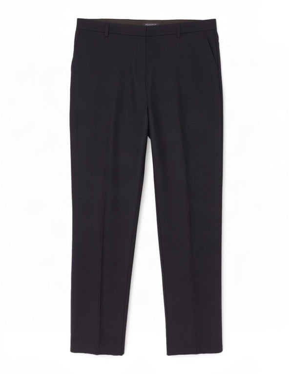 Женские брюки чинос с высокой талией Marks & Spencer UK 20 2XL W40 L32 Темно-синий