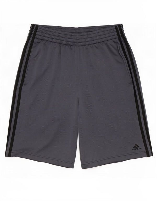 Мужские спортивные шорты Adidas, маленький серый полиэстер