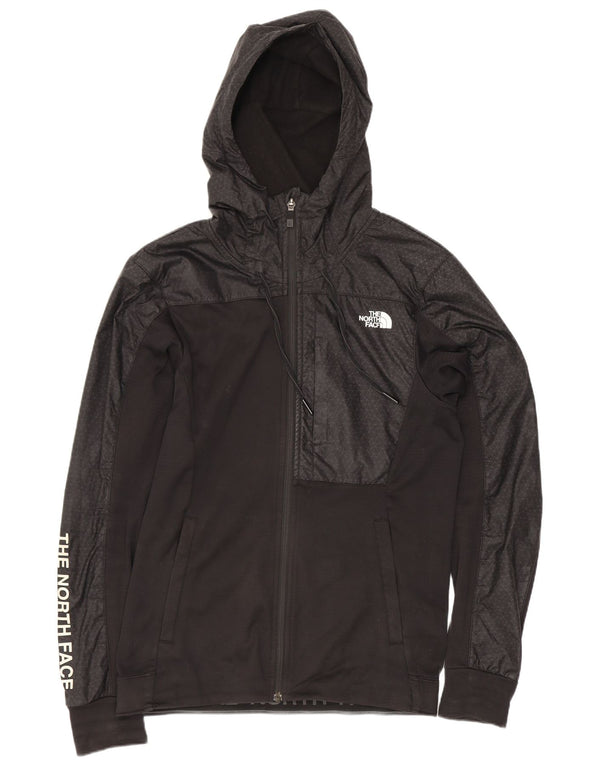 Мужской свитер с капюшоном и молнией с графическим рисунком The North Face XS, черный полиэстер с геометрическим рисунком