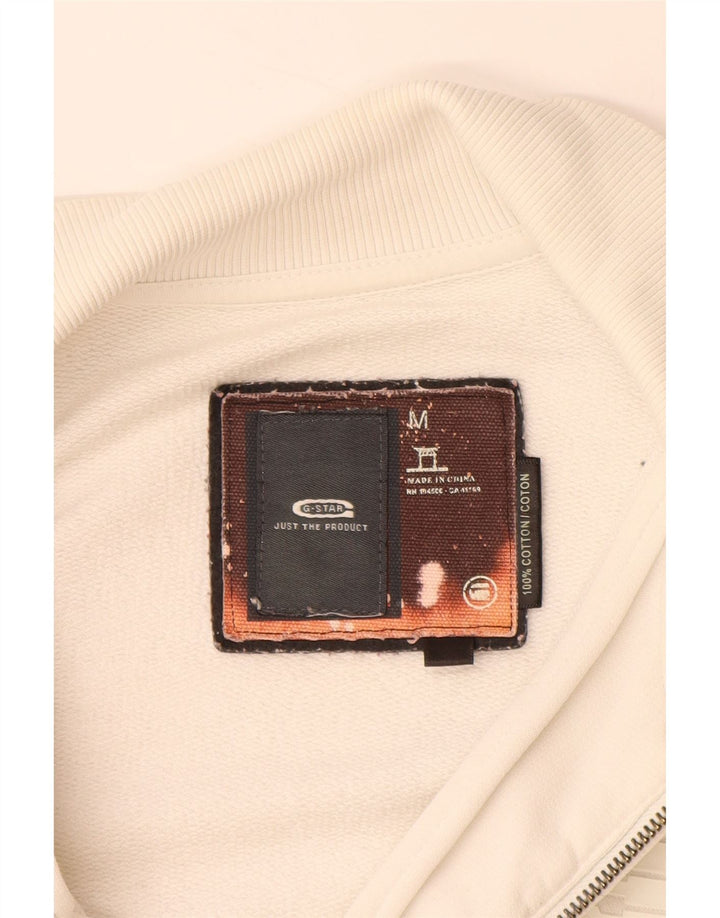 G-STAR Мужской спортивный костюм, верхняя куртка, средний белый хлопок, хлопок