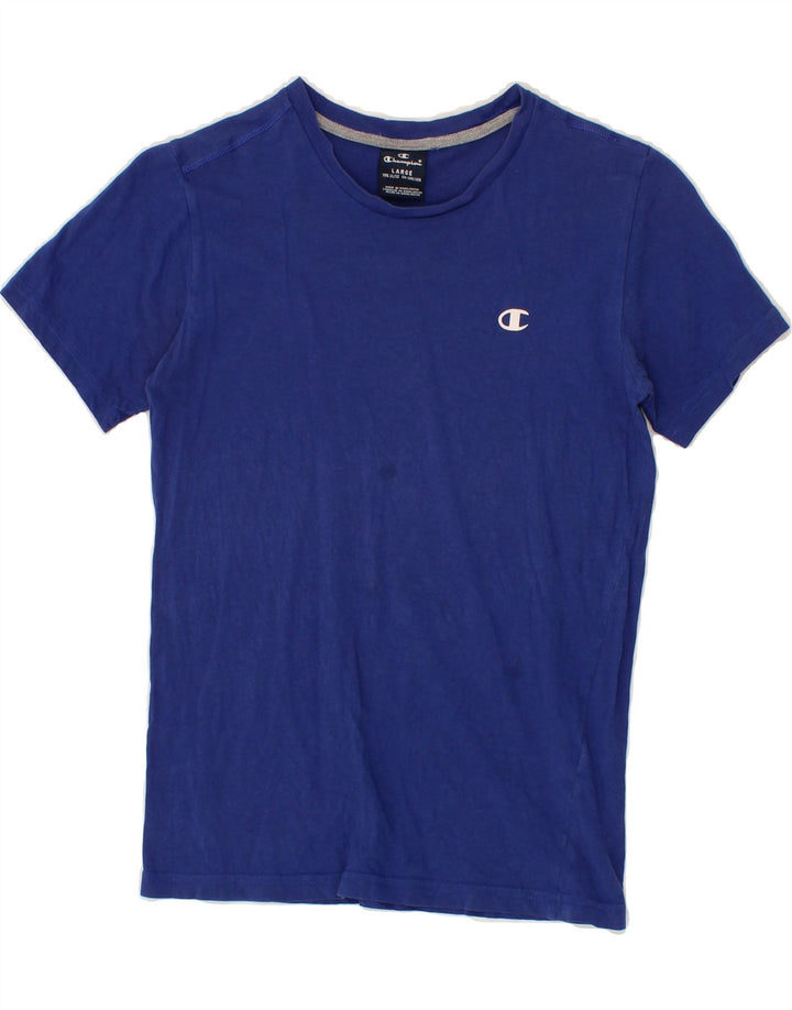 CHAMPION Boys T-Shirt Top 11-12 Years Large Blue Vintage Champion and Second-Hand Champion from Messina Hembry 