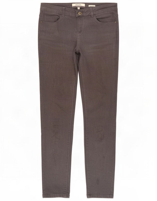 Fat Face Womens Skinny Jeans UK 12 medium W30 L28 Grey Cotton