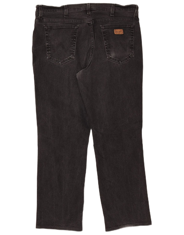 Мужские прямые джинсы Wrangler Texas W38 L28, черный хлопок
