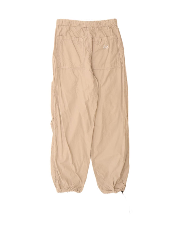 Женские брюки-карго Zara, маленькие W30 L29, бежевые, хлопок