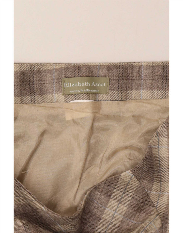 Женская юбка-трапеция Elizabeth Ascot Medium W30 Серая клетка
