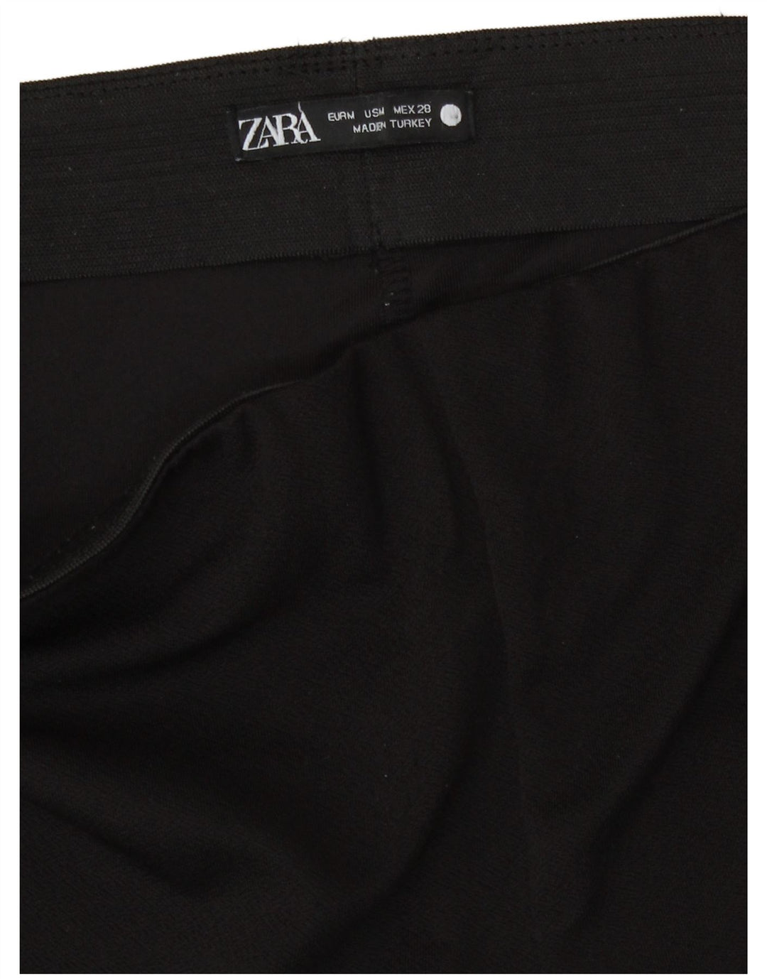 Женские повседневные брюки Zara Bootcut Medium W28 L28, черный полиэстер