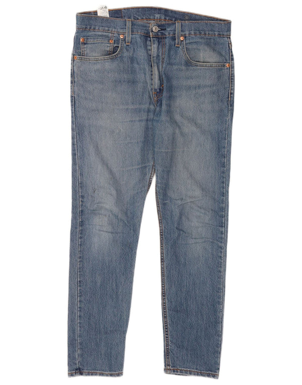 Мужские зауженные джинсы Levi's 512 W33 L30 синие, хлопок