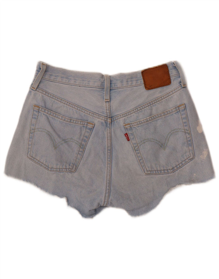 Женские джинсовые шорты Levi's 501 W27, маленькие синие, хлопок