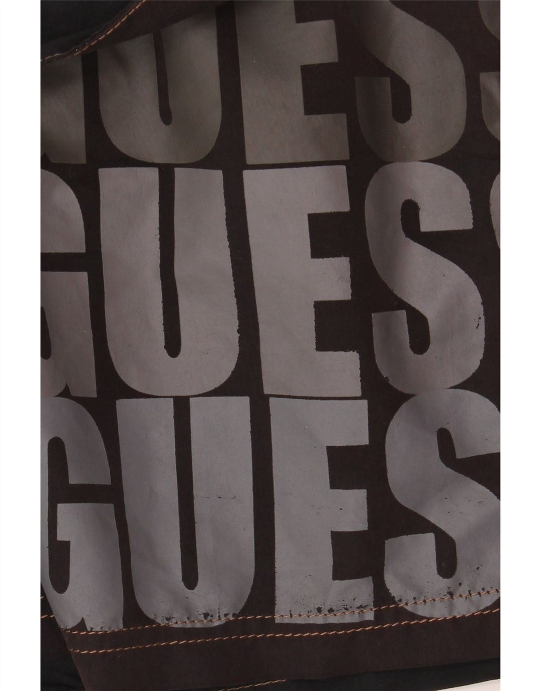 Guess Мужские шорты для плавания с рисунком 2XL, черные, полиэстер