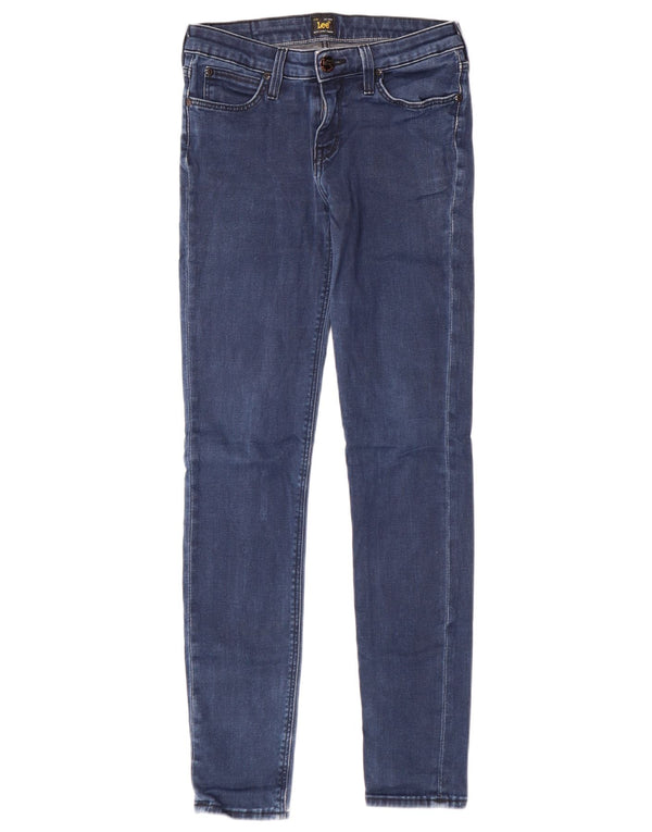 Женские джинсы скинни Lee Scarlett W27 L29, синий хлопок